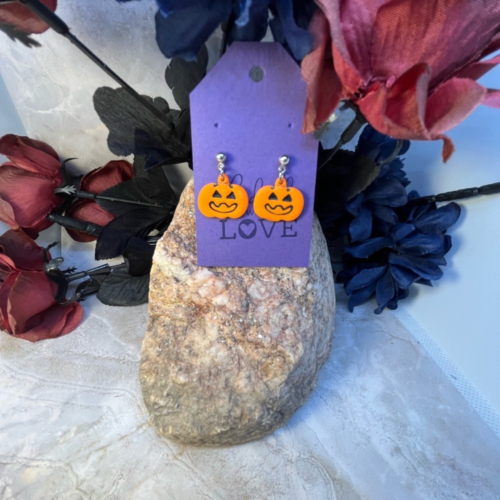 Pumpkin Earrings